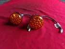 Indian Roadmaster Dark Horse Front Turn Signals Left & Right Chrome Oem Nos. Fixed Price $100.00.