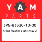 3P6-83320-10-00 Yamaha Front Flasher Light Assy 3P6833201000, New Genuine Oem. Fixed Price $75.98.