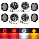 4X Led Front & Rear Turn Signals Light Inserts For Harley Touring Electra Glide. Fixed Price $40.65.