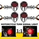 Bullet Red Led Turn Signal Blinker Lights For Honda VTX1300C VTX1800C VTX1800N. Fixed Price $35.14.