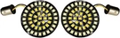 Drag Specialties DS-300-AW-1157 Bullet-style Dual Front Turn Signal Insert Whi. Fixed Price $98.75.