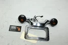 10-23 Harley Touring Bullet Style Rear Turn Signal Lamp Curved Chrome Plate Bkt. Fixed Price $80.00.