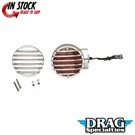 Drag Specialties DS-719947 Chrome Turn Signal Lens Grills For Harley Touring. Fixed Price $22.00.