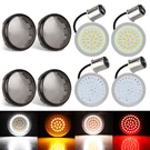1157 Front & 1156 Rear Led Bullet Turn Signal Lights Smoke Lens Fit For Harley. Fixed Price $16.13.