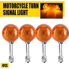 4PCS Halogen Motorcycle Turn Signals Light Indicator Lamp Amber Lens Universal. Fixed Price $25.64.