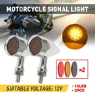 Motorcycle Led Chrome Bullet Brake Blinker Turn Signal Lights Amber Universal. Fixed Price $20.23.