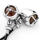 2PCS Chrome Heavy Duty Motorcycle Turn Signals Warplane Propeller Engine Blinker. Fixed Price $59.99.