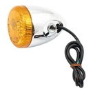 Combo Of Tail Light/led Turn Signal Bullet 3-1. Chrome. Amber For Harley Da. Fixed Price $145.53.