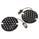 Letric Lighting Co. Flat Style Turn Signal Inserts Red 1156, Rear LLC-FL6R. Fixed Price $82.99.