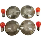 Harddrive Smoked Turn Signal Lens Kit Flat 161033. Fixed Price $58.50.
