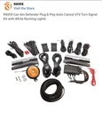 Ravek Turn Signal Kit Amber White Running Lights For Can-am Defender 65-100. Fixed Price $375.00.