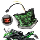 Led Brake Turn Signals Taillight For Kawasaki Z650 Ninja Z900 17-24 Green Us. Fixed Price $47.68.