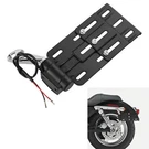 Side License Plate Bracket Mount W/ Light Fit For Harley Sportster XL1200 04-16. Fixed Price $22.99.
