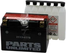 Parts Unlimited Agm Battery YTX12A-BS CTX12A-BS 2113-0378. Fixed Price $75.95.