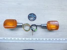 1985 Honda VT700 Shadow H1112-1) Left And Right Rear Turn Signals Blinkers Set. Fixed Price $30.00.