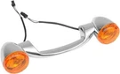 Drag Specialties 2020-0593 Chrome Bullet Style Rear Turn Signal Kit For Harley. Fixed Price $254.61.