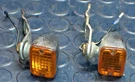 1977 Honda GL1000, 1100 Lower Front Fork Turn Signal Running Lights. Fixed Price $20.00.