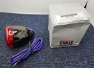 Chris Products 2020-0154: Turn Signal Black Nickel With Red 8501R-BN. Fixed Price $16.75.
