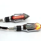 Universal Fit Sword Smoke Led Brake Turn Signal Indicator Light 1 Pair. Fixed Price $16.03.