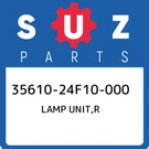 35610-24F10-000 Suzuki Lamp Unit,r 3561024F10000, New Genuine Oem Part. Fixed Price $61.64.