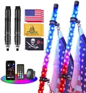 Tavaray 2PCS 4FT Whip Lights With Spring Base, Tripled Brighter. Fixed Price $113.52.