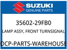 Suzuki Oem Part 35602-29FB0 Lamp Assy, Front Turnsignal Lh. Fixed Price $111.43.