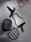 Black Detachable Sissy Bar With Luggage Rack For Harley Dyna Fxdf Fxdwg 2010-17. Fixed Price $99.00.