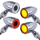 Bosycy Motorcycle Bullet Turn Signals Front Rear Lights Pcs 40 Leds Retro. Fixed Price $87.53.