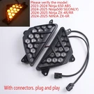 Front Led Turn Signal Light L+r For Kawasaki ZX636 Ninja ZX-6R 2024 2025. Fixed Price $59.00.