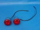 Harley-davidson Oem Bullet Style Chrome & Red Double Filament Signal Lights. Fixed Price $39.99.