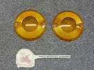 Harley Turn Signal Amber Lens Set Replacement For Flh's Hd Part # 68440-86. Fixed Price $12.17.