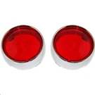 Custom Dynamics Probeam Bullet Bezel Turn Signal Adapters - Chrome/red Lens. Fixed Price $36.03.