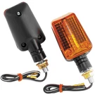 Bikemaster Universal Mini Stalk Marker Lights Amber / Clear Black 25-8038. Fixed Price $18.44.