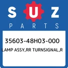 35603-48H03-000 Suzuki Lamp Assy,rr Turnsignal,r 3560348H03000, New Genuine Oem. Fixed Price $45.36.