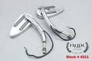 2000 Harley Softail Side Rear View Mirror Turn Signal Set Chrome #4211. Fixed Price $84.99.