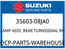 Suzuki Oem Part 35603-08JA0 Lamp Assy, Rr Turnsignal Rh. Fixed Price $97.28.