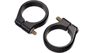 Joker Machine Fork Tube Turn Signal Clamps - 49MM Black Harley Motorcycle Dyna. Fixed Price $109.95.