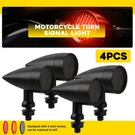 4PCS Motorcycle Led Turn Signal Brake Red Running Light 10MM - Lens Replaceable. Fixed Price $39.99.