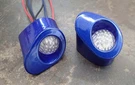 09-14 R1 Greggs Led Flush Mount Front Turn Signals Lights Blue-clear Fluted Lens. Fixed Price $179.95.