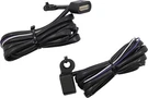 Drag Specialties Handlebar Marker Lights Matte Black Clear #232958. Fixed Price $176.97.