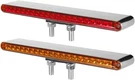 Partsam 2PCS 12" Red/amber Led Combo Double Face Truck Semi Trailer Light Bars. Fixed Price $75.70.