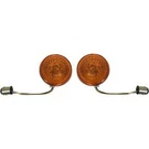 Custom Dynamics PB-AA-57-A Amber Led Probeam Halo 1157 Front Turn Signals. Fixed Price $124.95.