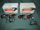 New! V-twin Mfg. Harley Davidson Chrome Bullet Lights Set Of 4 Replica Red Amber. Fixed Price $47.99.