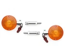 Front Left & Right Turn Signal Set Honda CB550K CB750K 1975-1976. Fixed Price $89.95.