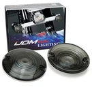 Smoked Lens Turn Signal Light Flat Covers For Harley Davidson Motorcycle. Fixed Price $12.09.