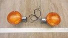 1981 Honda CB650 Custom H967-2) Left Right Rear Turn Signals Blinkers Set. Fixed Price $33.00.