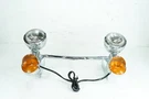 97 Harley Touring Electra Glide Ultra Front Turn Signal Indicators Aux Light Bar. Fixed Price $173.70.