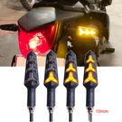 10MM Flowing Led Turn Signal Running Lights For Kawasaki Ninja H2 ZX10 250 650. Fixed Price $15.80.