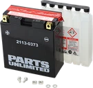 Parts Unlimited Agm Battery YT14B-BS 2113-0373. Fixed Price $80.95.