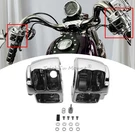 Chrome Hand Control Switch Housing Covers For Harley Road King Flhri Sportster. Fixed Price $27.99.